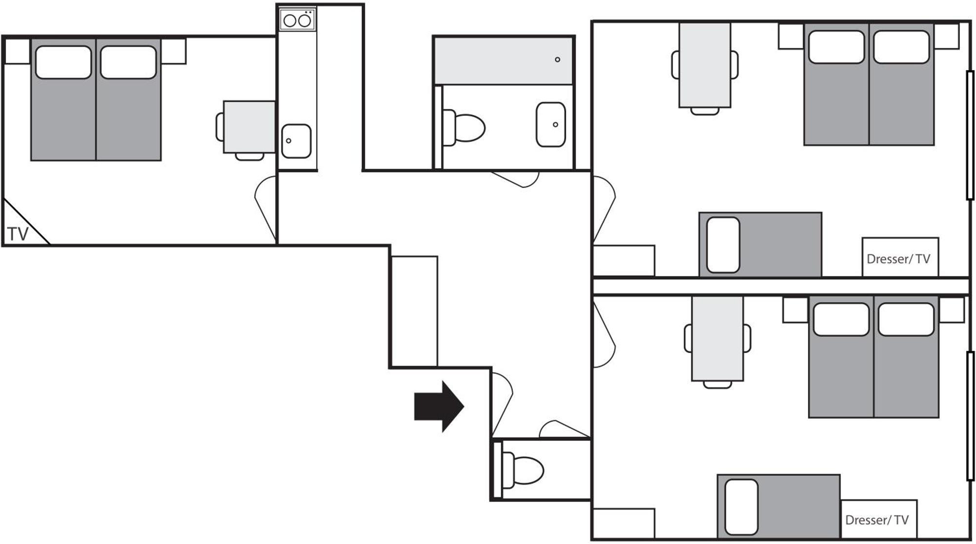 Rezidence Davids Apartments Prag Rum bild